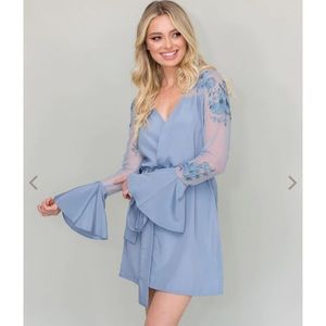 Robed with Love Hildy Robe - Slate Blue - MOB XL